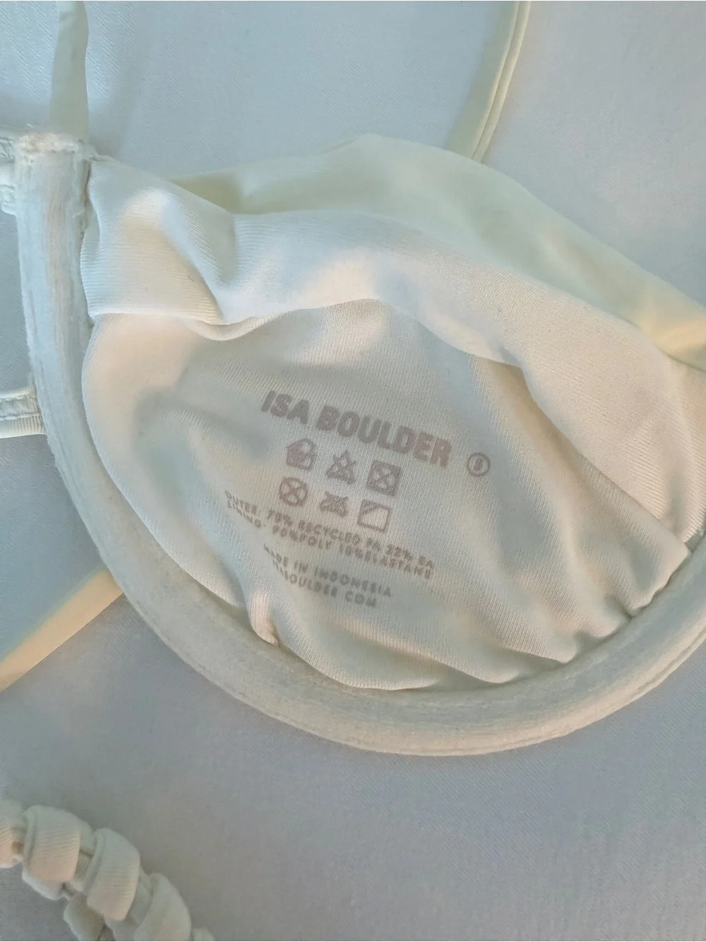 Isa Boulder Cream Braided-Detail Bikini Set - Picture 5 of 8